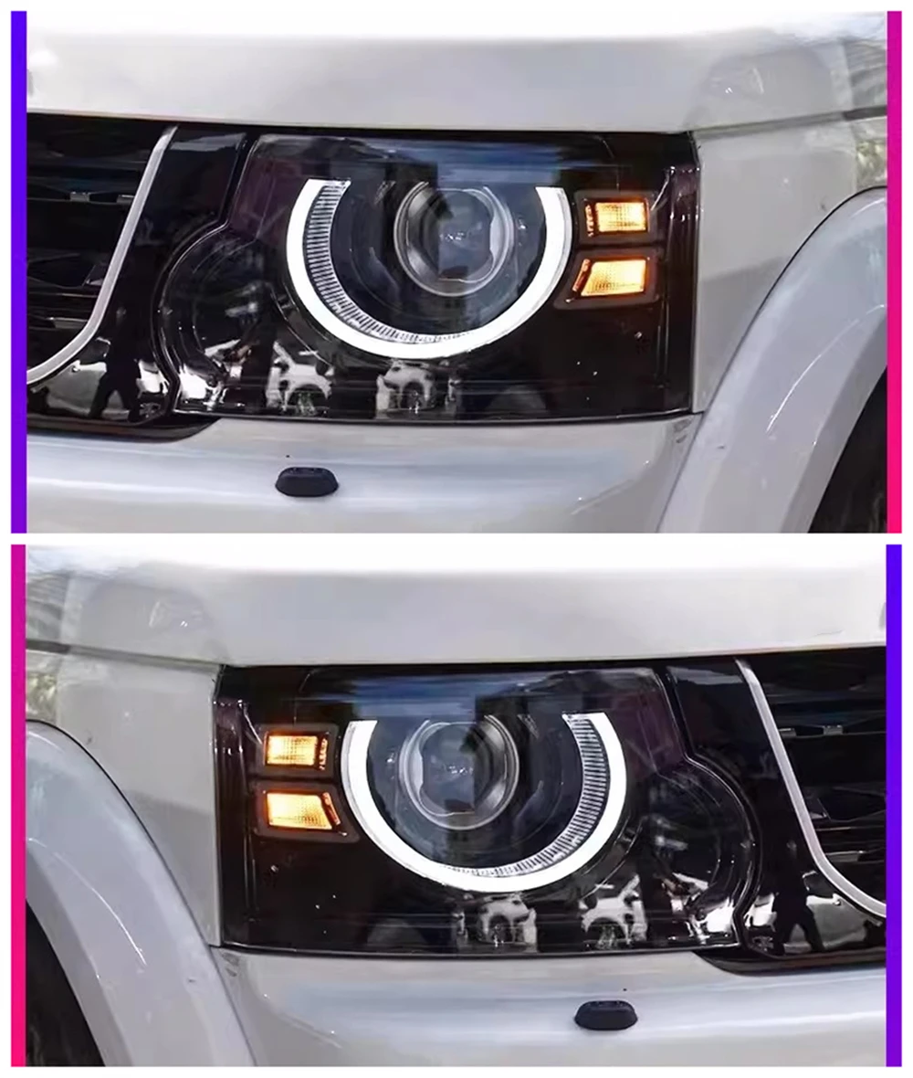 

Car front lamp modiifed Laser lens headlight assembly For 10-17 Land Rover Discovery 4 turn signal DRL daytime runnning light