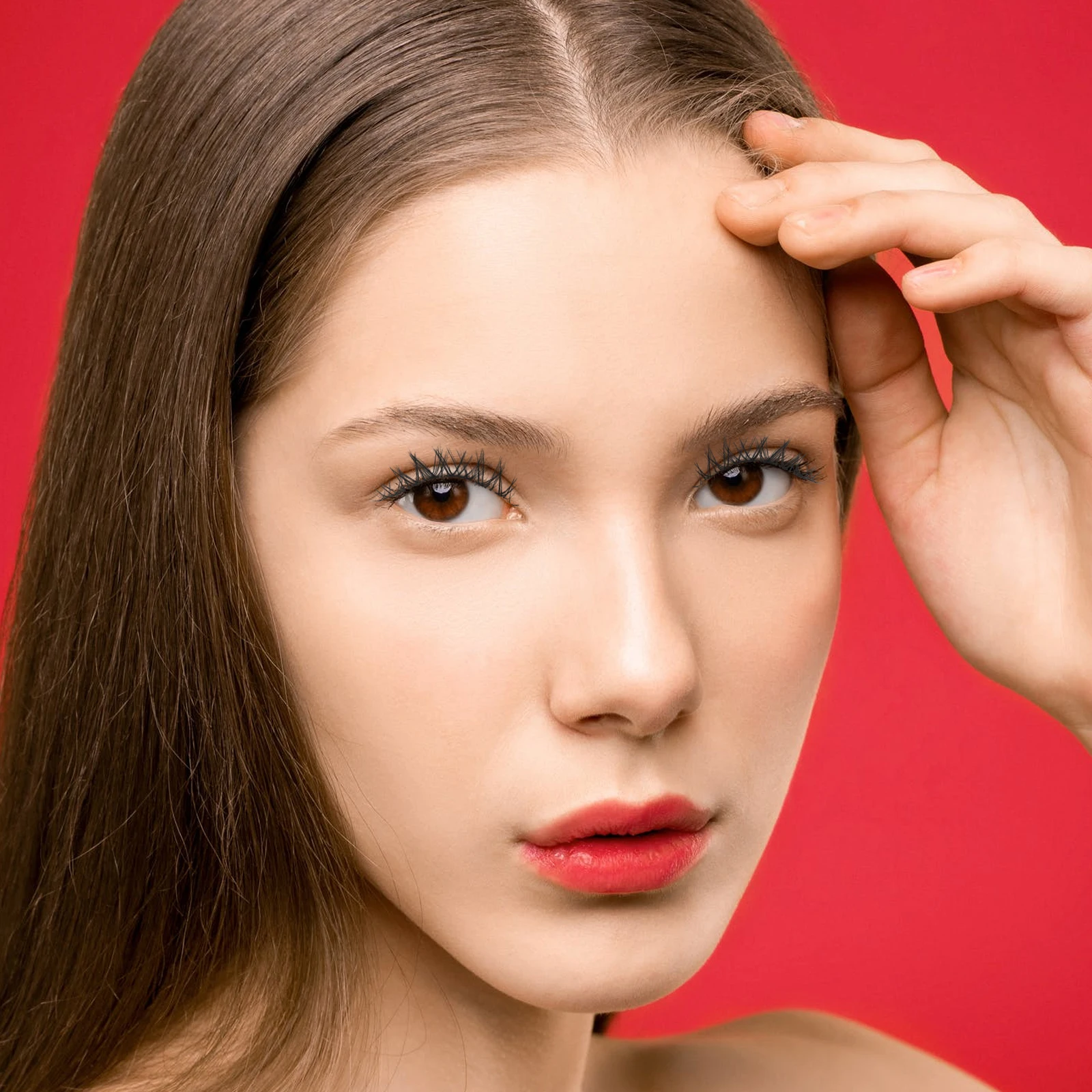 5Pairs Fashion Fake Eyelashes Waterproof Dense Natural Look Lash Extension for Girl Beauty Makeup Accessories Comfortable Fiber