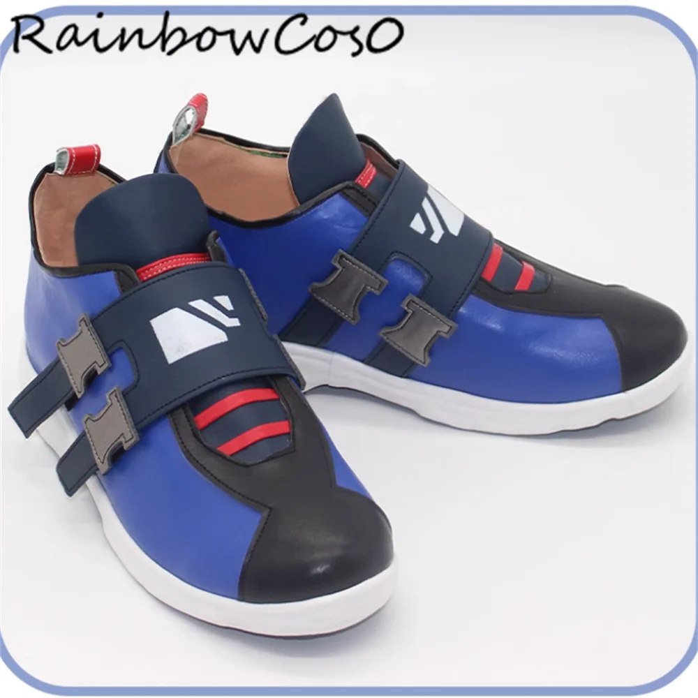 Iso Cosplay Scarpe Stivali Gioco Anime Party Halloween RainbowCos0 W5353