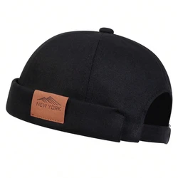 Men NEW York Mountain Range Label Landlord Caps Spring Autumn Melon Skin Hats Literary Hip Hop Hat Painter Cap