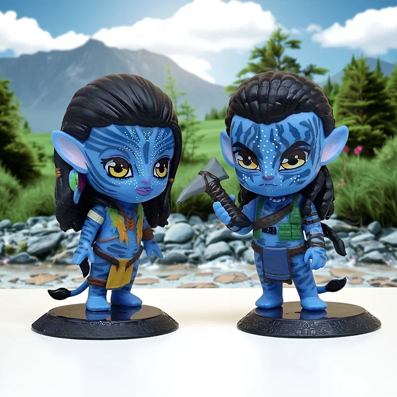 Avatar 2 Jack Sully and Neytiri PVC Character Models, Handheld Statues, Collected Decorations, Doll Models, Decorations, Gifts