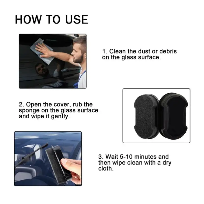 Anti Peeping Glass Cleaning Sponge Isolate Glass From Light Dedicated For Privacy Protection In Cars Home Effective Anti-theft