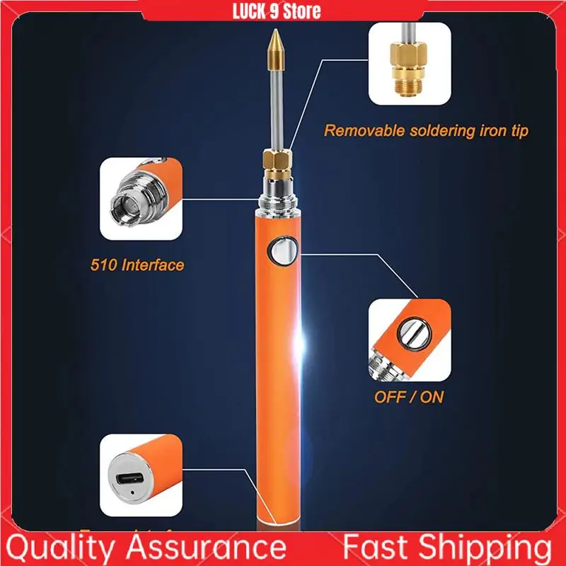 

Soldering Iron Kit, Cordless Rapid Heating Electric Soldering Kit Iron Tips,For Circuit Board Computer Electronic Repair-AB52