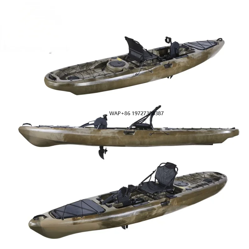 

LSF 2024 Factory 13ft 3.96 m for One Person Use Pedal Drive Fishing Kayak Boat to Fishing and Entertainment and Water Play