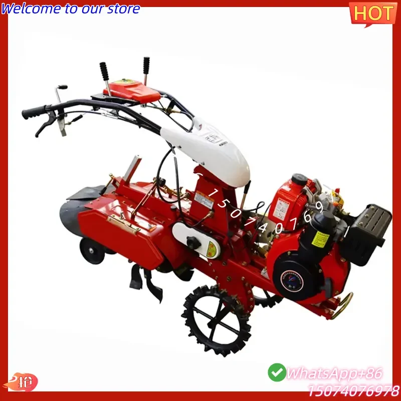 2026 Durable Multi-purpose Newly-designed 7HP/ 9HP Ditching Mini Tiller