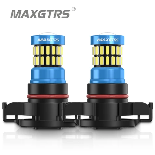 2x2504 PSX24W 12276 LED 6000K luces antiniebla blancas de xenón DRL bombillas de estacionamiento diurnas para coche lámpara de repuesto para automóvil superbrillante