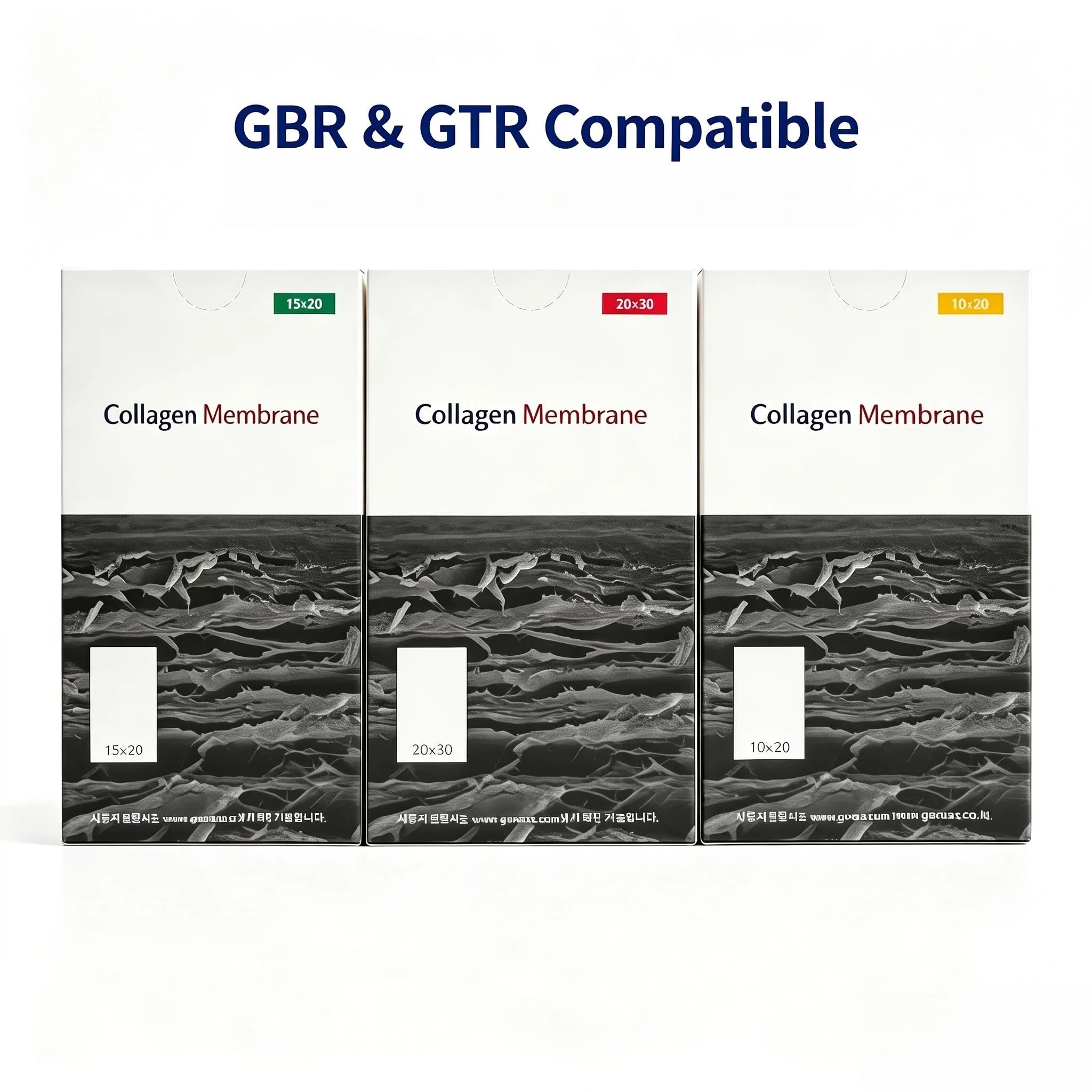 Absorbable Collagen Membrane for Dental Implant GBR GTR Guided Bone Regeneration Barrier Bone Graft Filling Material