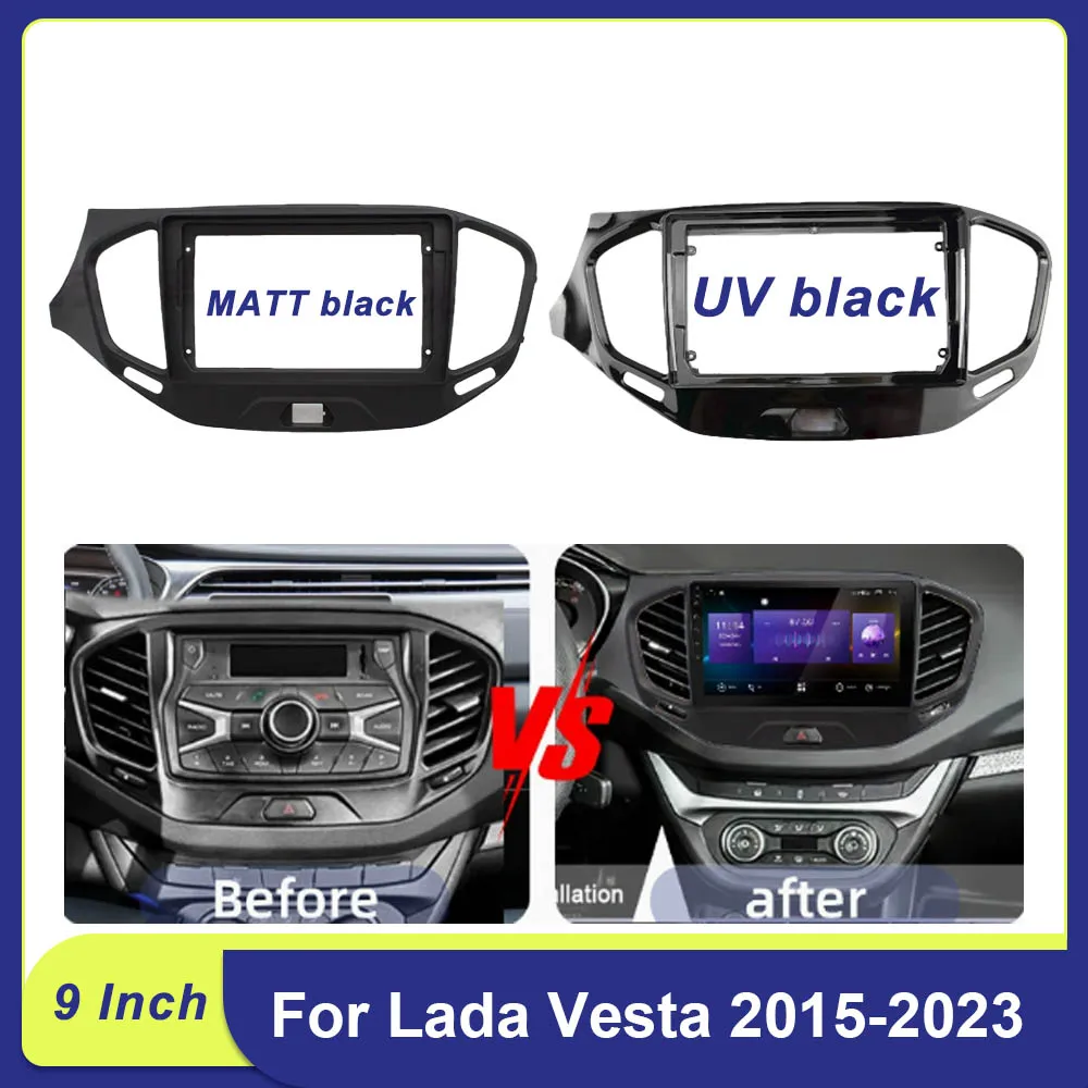 Actualización de radio Android de 9" para Lada Vesta 2015-2023 - CANBUS Facia Kit