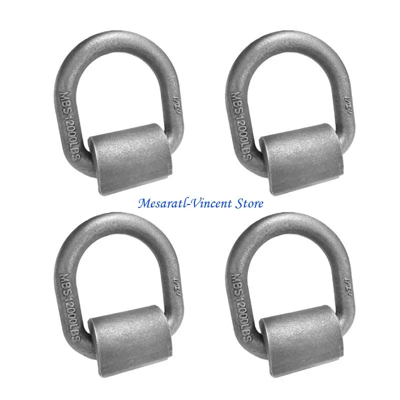 

A70F Trailer Hook Tie Down 1/2inch Truck Trailer D Ring Hook 12000lbs Load Capacity
