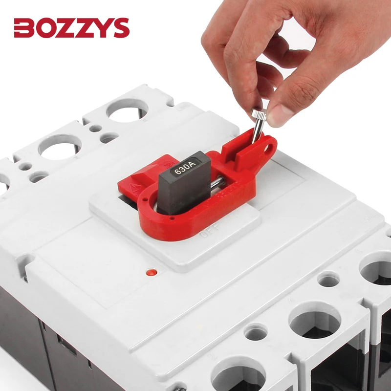 

BOZZYS 480 to 600 Volt Grip Tight Circuit Breaker Lockout for Large Molded Case Circuit Breakers with Handle Thickness ≤20mm