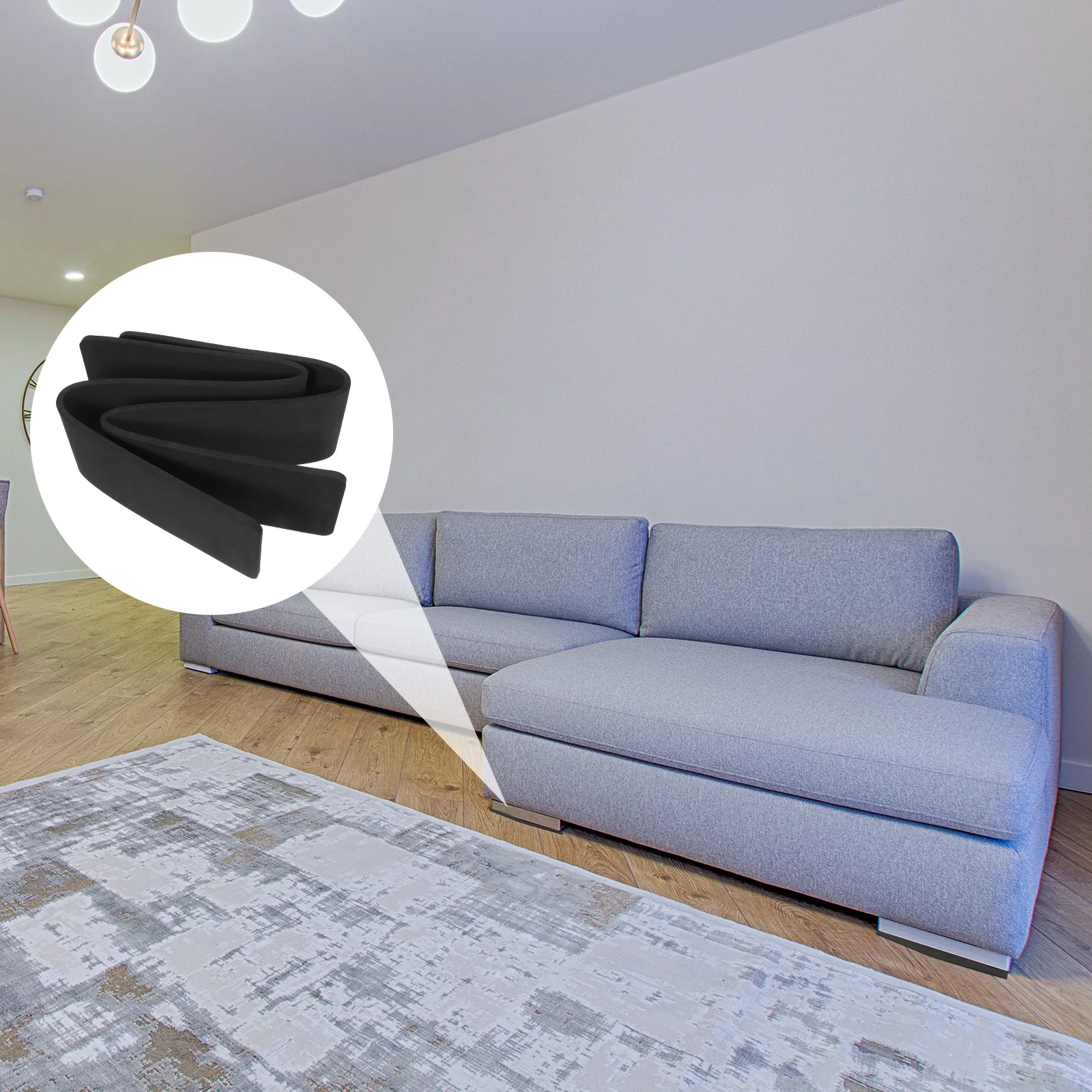 

Reusable 2pcs Rubber Chair Pads for Legs Furniture Protectors Hardwood Floors Non Skid Couch Stopper Anti Slip Floor Grip