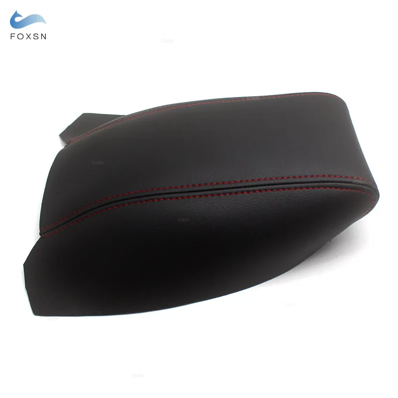 Car Styling Center Console Armrest Box Cover Microfiber Leather Trim For Skoda Octavia 2007 2008 2009 2010 2011 2012 2013 2014