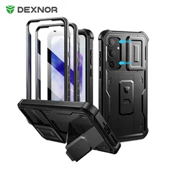 Dexnor Case For Samsung Galaxy A55 Case 6.6 inch Full Body Rugged Cover with Camera Cover & Built-in Screen Protector Kickstand