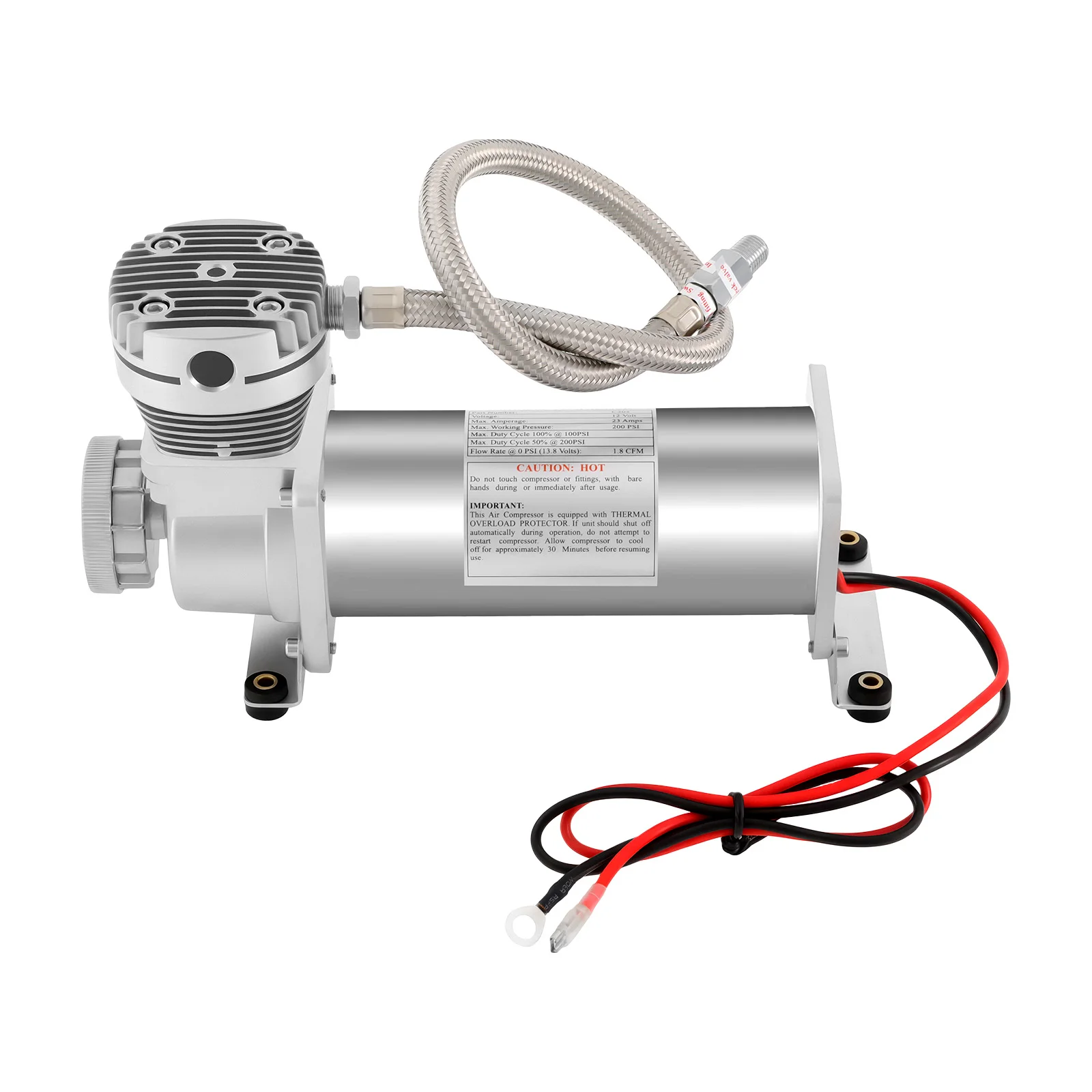 Kit de compressor de ar, tanque de bomba de ar comprimido, compressor de suspensão de ar de 12V, 200-300W, portátil, de alta pressão