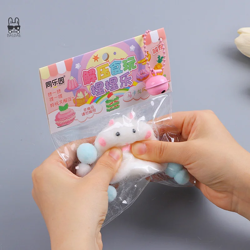 1pc Cute Hamster Fidget Toy Soft Mochi Squeeze Anti-stress Toy Party Favors Stress Relief Toys For Kid Adult Hand Stress Release