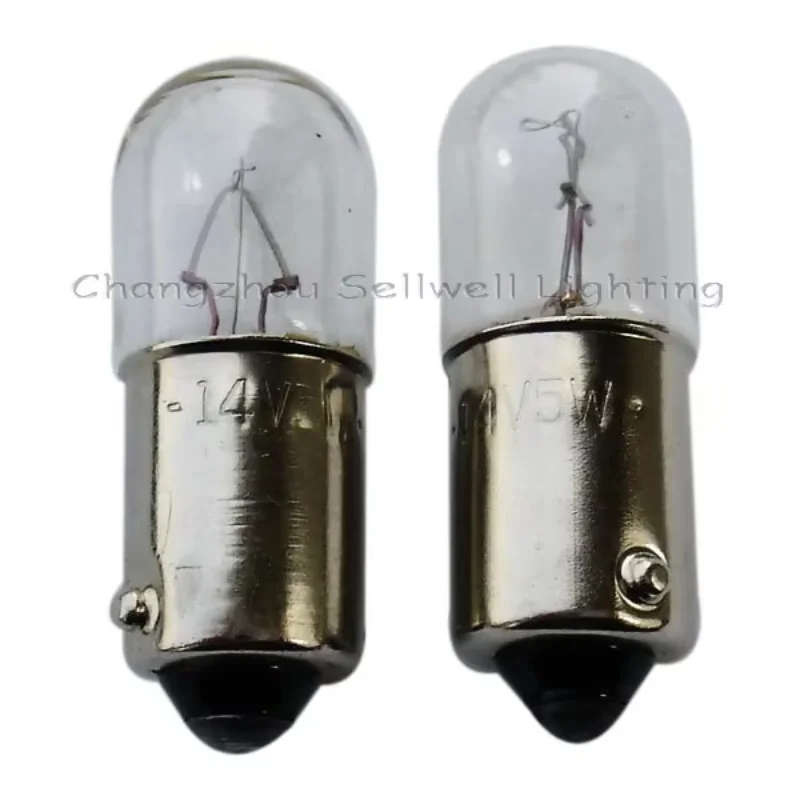 Miniature Lamp Bulbs Lighting Ba9s T10x28 14v 5w 10 Pcs A083 2025-03