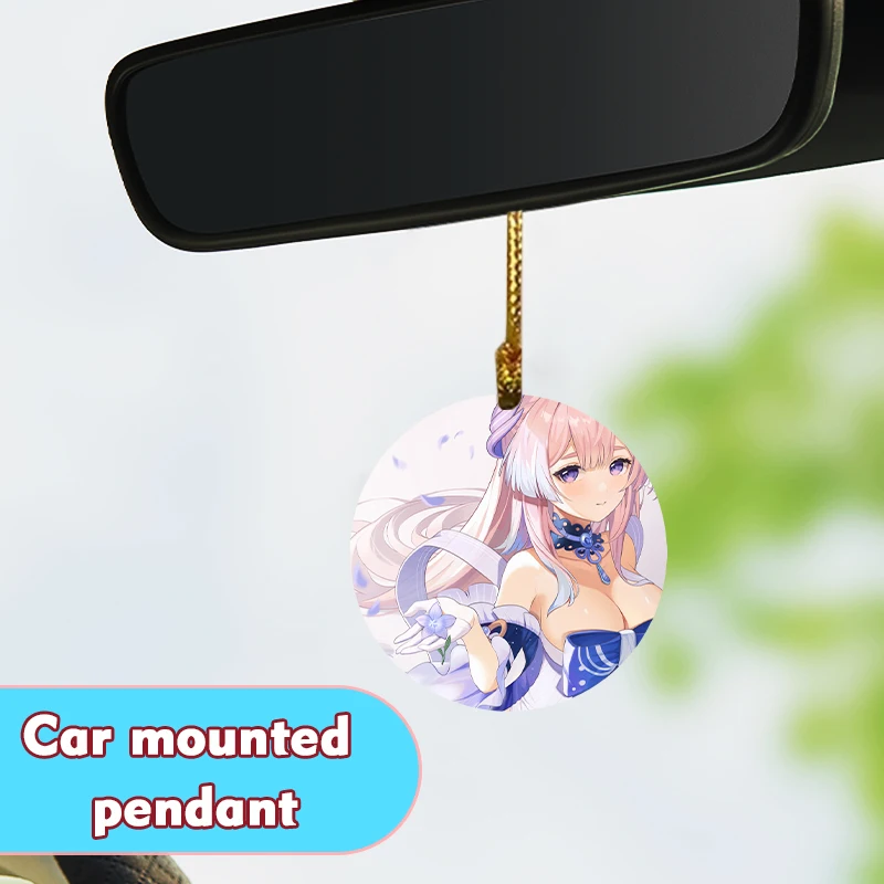 

Cute,Anime surrounding,Kokomi,kinsen,Scaramouche,Diluc,Lumine,Car pendant,home decor,Genshin Impact,Gifts for anime enthusiasts