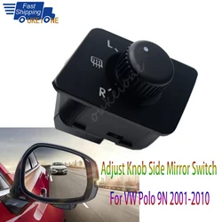 Electric Side Wing Mirror Control Switch Knob Regulator Button for Volkswagen VW Polo 9N 2001- 2010 Car Accessories 6Q1959565D
