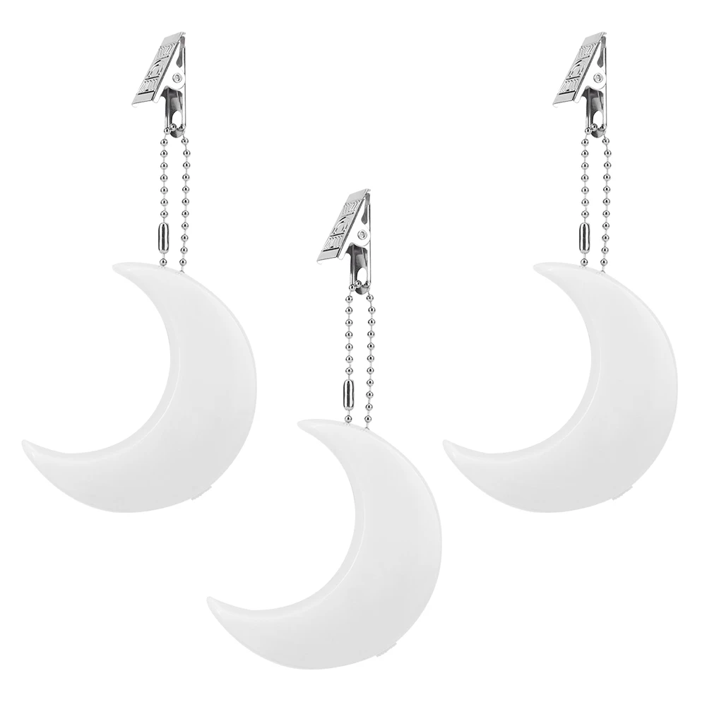 Luce per borsa a forma di luna con sensore automatico Luce notturna sospesa con borsa a clip Accessori per borse con lampada touch