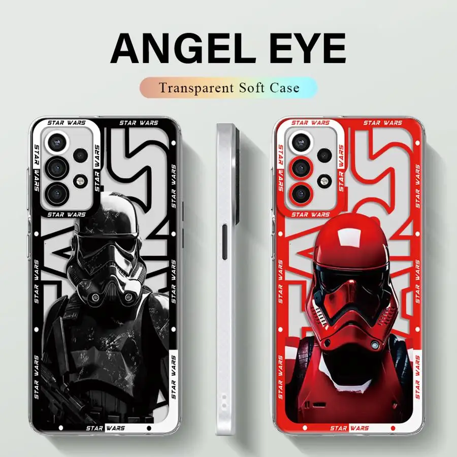 Star Mandalorians W-Wars phone Case for Samsung A13 A14 A15 A23 4G 5G A24 4G A25 A33 A34 A53 A54 A73 A35 A55 5G bag