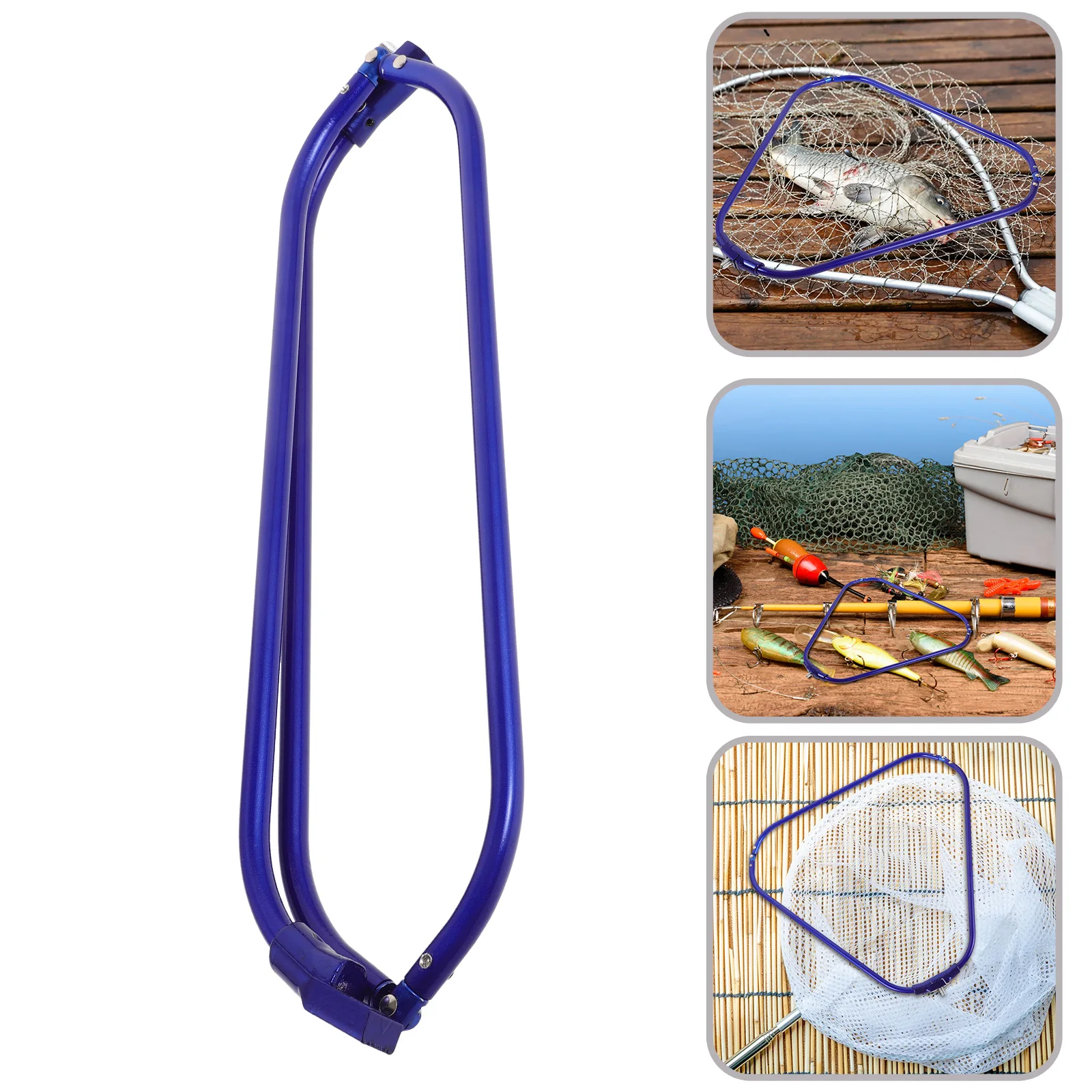 

Aluminum Alloy Triangular Compact Replacement Sturdy Durable Lightweight Portable Convenient Crab Part Net Accessories