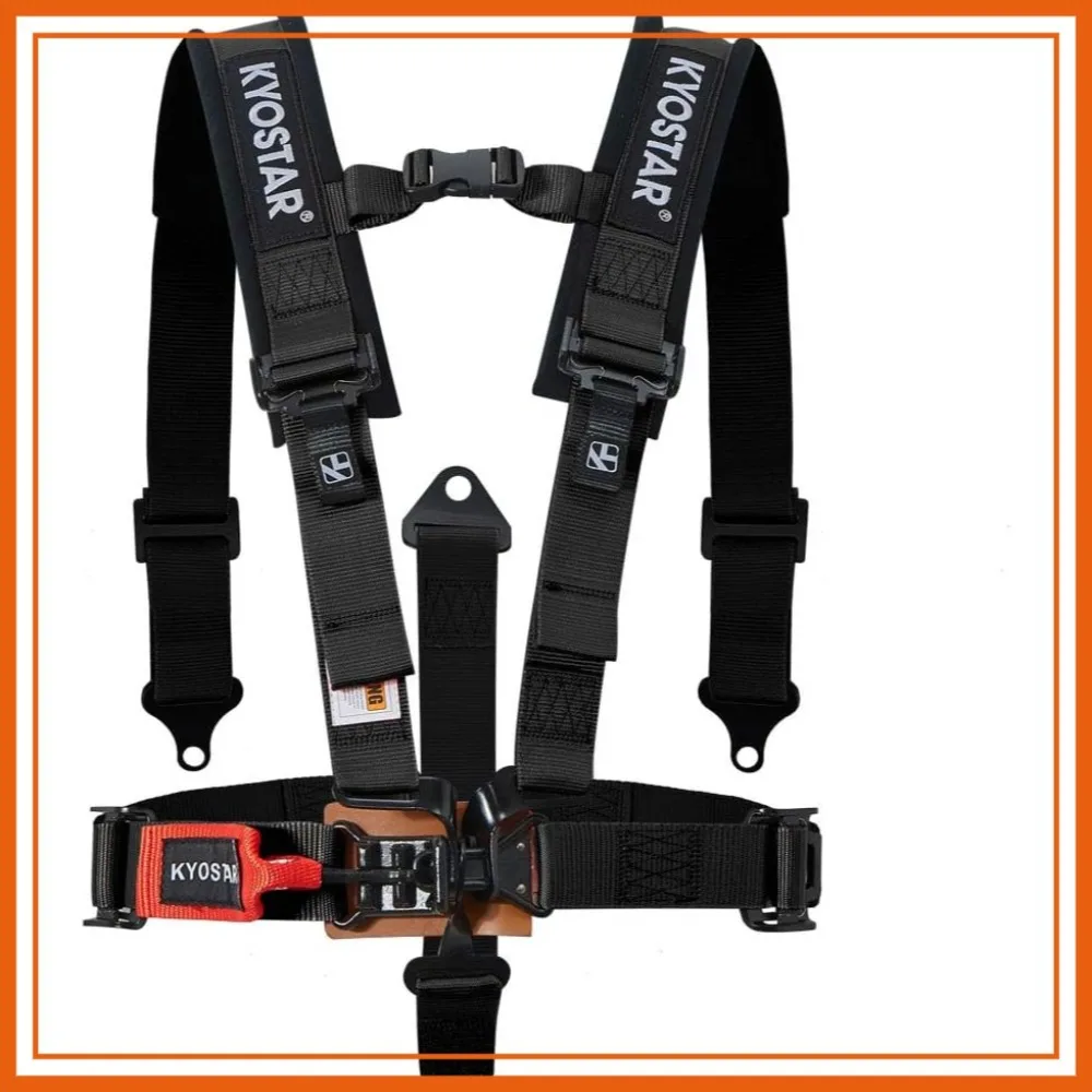 

5 Point Harness Racing Seat Belt Latch and Link Safety Harness for Go Kart UTV & ATV SXS