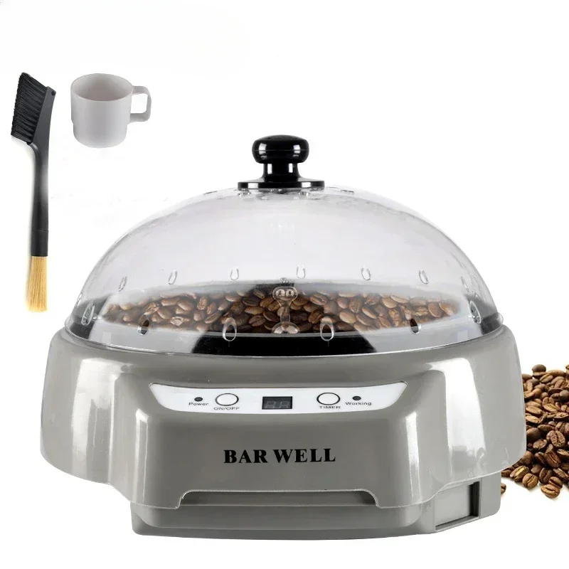 500W 25cm Smart Timing Coffee Roaster Machine Light Dark Taste Beans Grinder 110V/220V(Color Random)