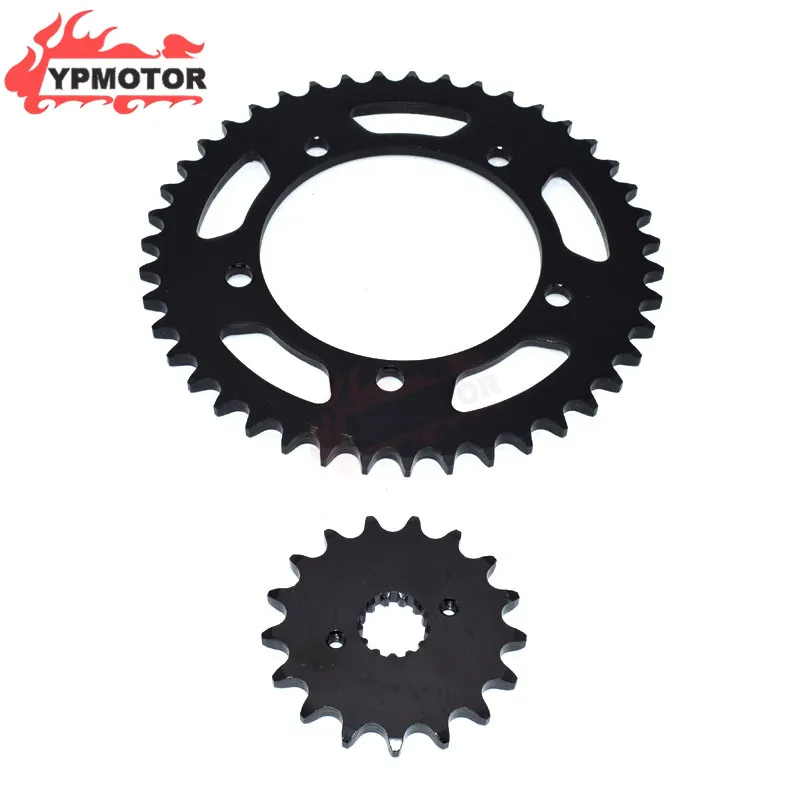 GSX-R1000 01-08 Motorcycle Front & Rear Set 520-17T 520-43T Chain Sprocket Gear Steel For SUZUKI GSXR1000 2001-2008 2002 2003