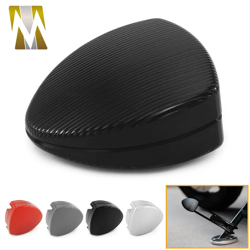 

Motorcycle For Vespa GTS 250 300 2013-2020 Foot Side Stand Pad Plate Kickstand Enlarger Support Extension Pad Accessories