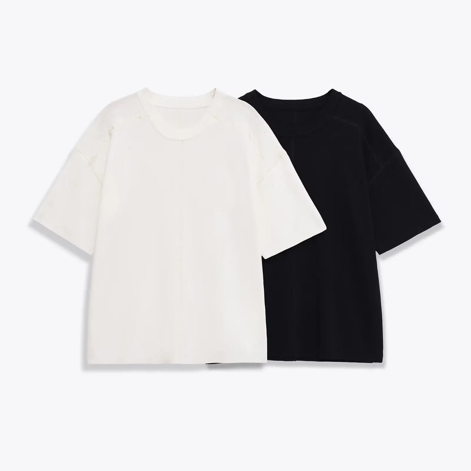 

European and American 2025 autumn and winter new casual style loose T-shirt solid color sweater basic style top versatile