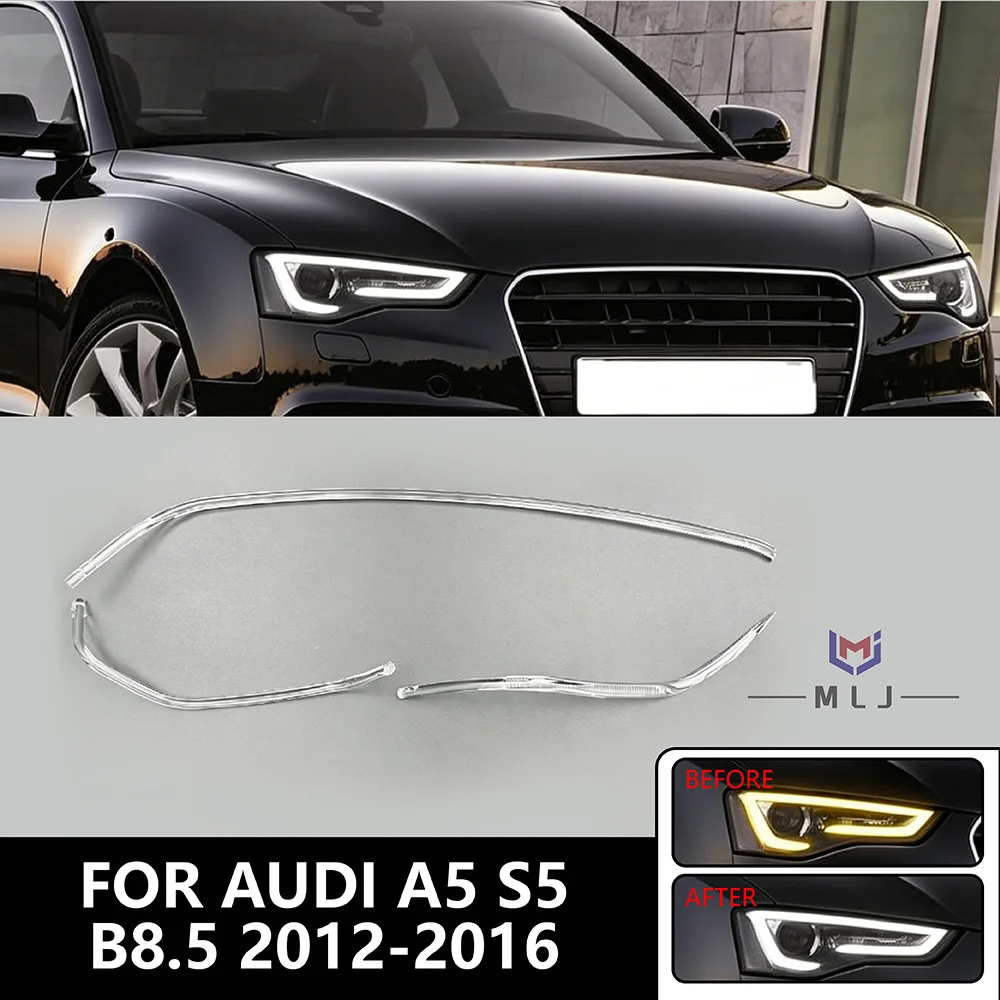 

New For Audi A5 S5 B8.5 DRL Daytime Running Lights Light Guide Plate Daytime Running Light Tube Car Daytime Running Light Strip