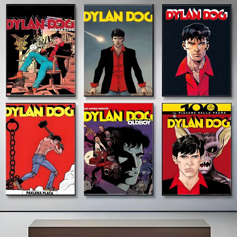 Pôster de animação D-DylanS DogS, pôster icônico, arte de parede, impressão decorativa, mural, decoração de casa, presente, sem moldura
