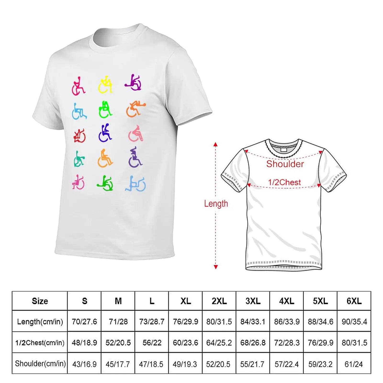 Sex And Disability T-Shirt Plus Size All Match Tee Shirt