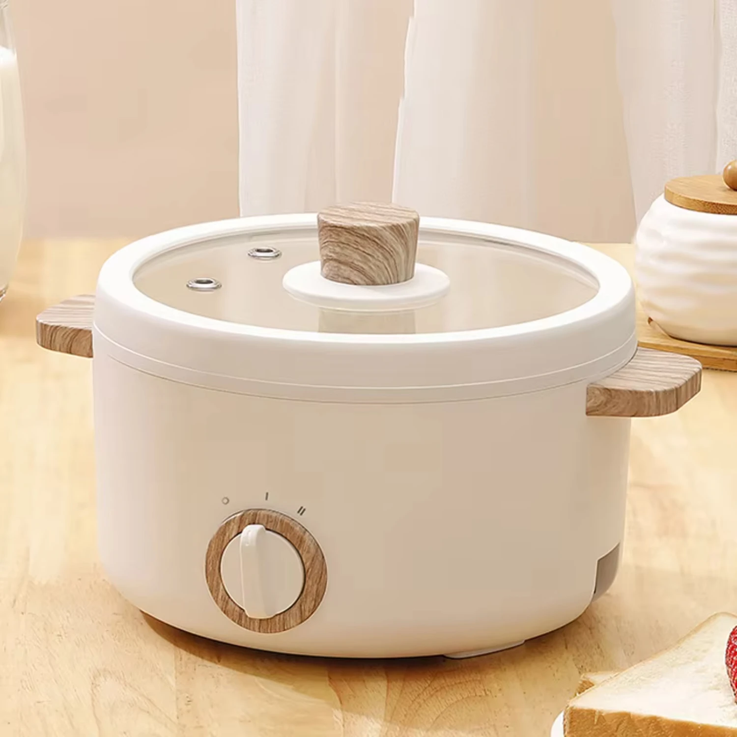 Multi- Mini Cookers  Cooking Boiling Pot  Heat Pan Dormitory Household 1-2 People  Rice Cookers