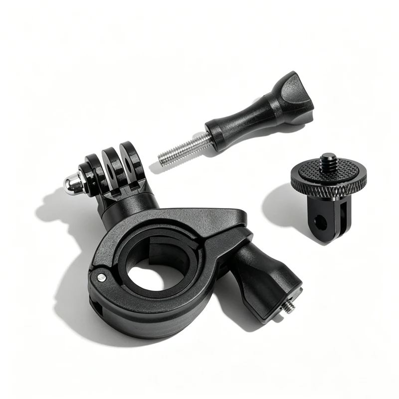 Bike Bicycle Handlebar Mount Holder Adapter Clip Bracket for Gopro Hero 13 12 11 10 Insta 360 DJI Osmo 360 Action 6 5 4 Pocket 4