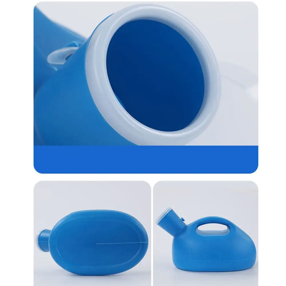 Unisex Extension Tube 2000ml Toilet Aid Bottle Portable Urinal Bottle Travel Urine Storage Urinal Potty with Lid
