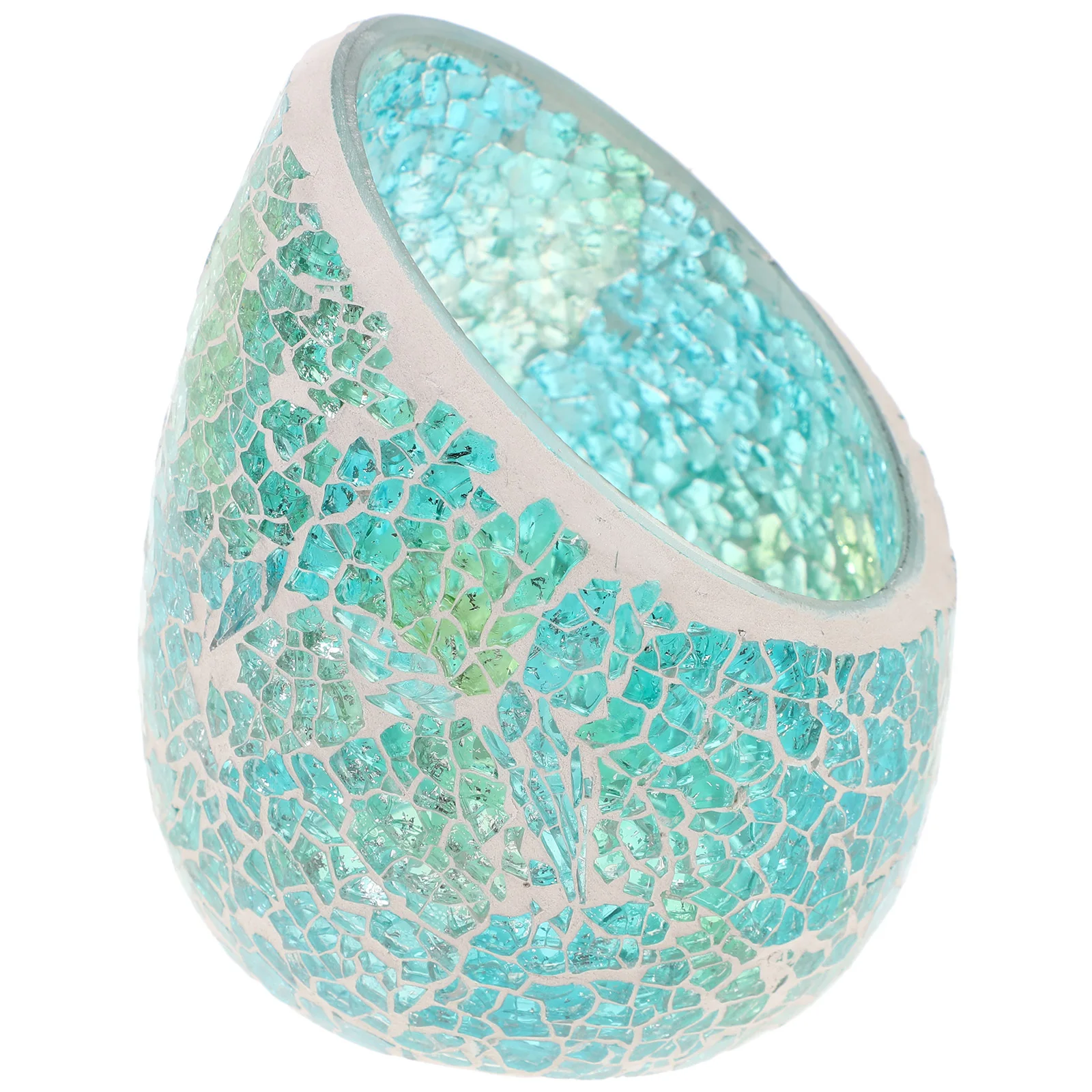 Glass Mosaic Holder Tea Light Votive Stand Unique Romantic Decor Home Office Bar Nightclub Festival Occasions