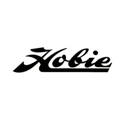 New Design for HOBIE Fun Personality Car Sticker Scratches Decorative Car Styling Motorcycle Sticker Black/silver, 18CM