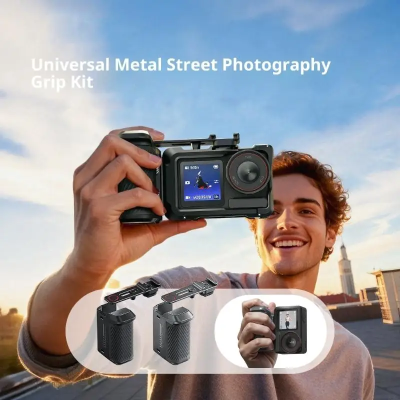 مقبض قابل للفصل من الألومنيوم قابل للتخصيص لمعدات تصوير المغامرات 896C #1