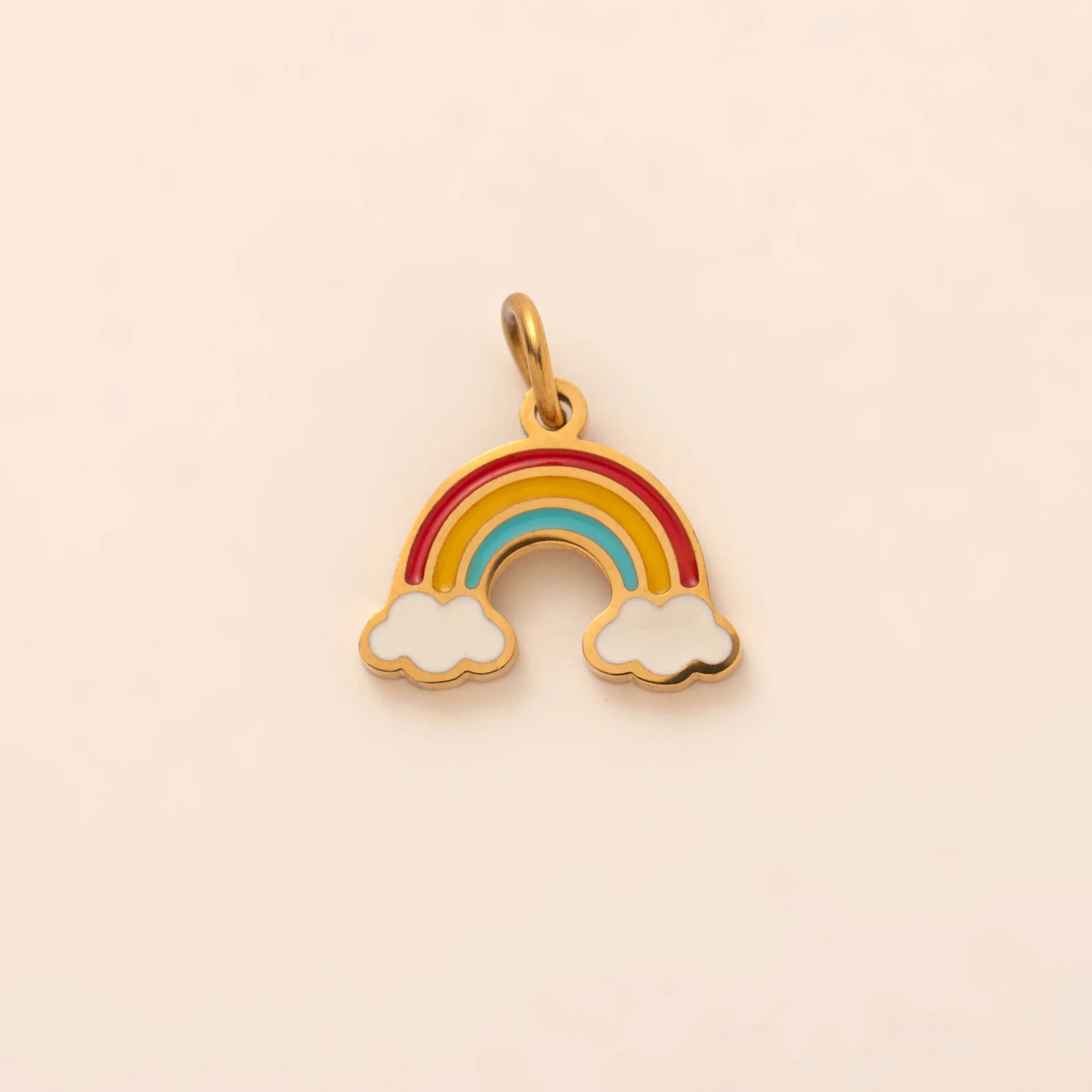 Personalized new titanium steel diy creative color pendant, coffee cup, truck food, lipstick, 18k hot-selling shoe pendant - Image 6