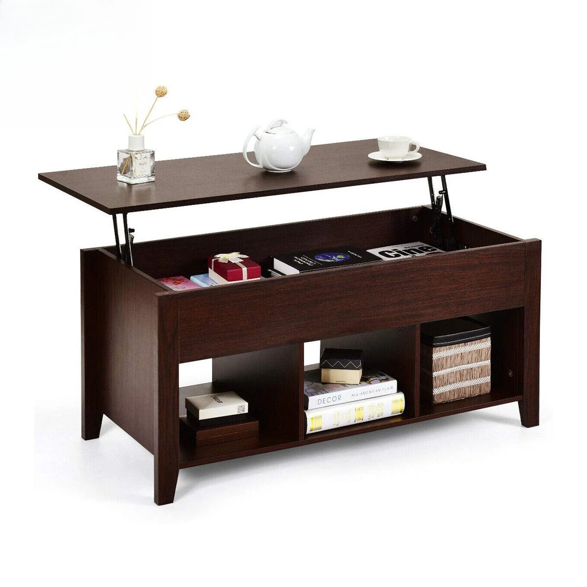 

Simple coffee table coffee table storage telescopic lifting living room hotel cross-border supply Amazon factory wholesale