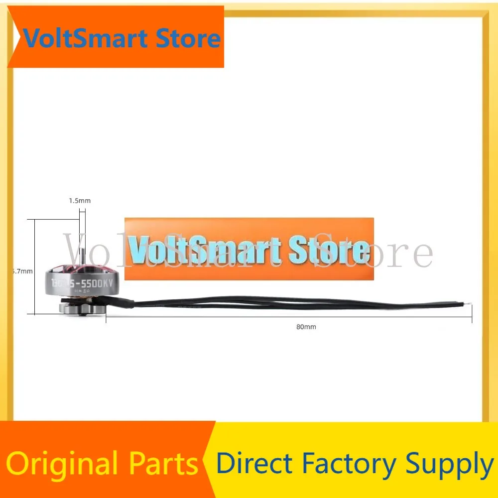 VoltS4pcs HGLRC SPECTER 1303.5 KV5500 Brushless Motor 2-4S Suitable For 2-3 Inch Whoop/toothpick Machine FPV Spare Parts
