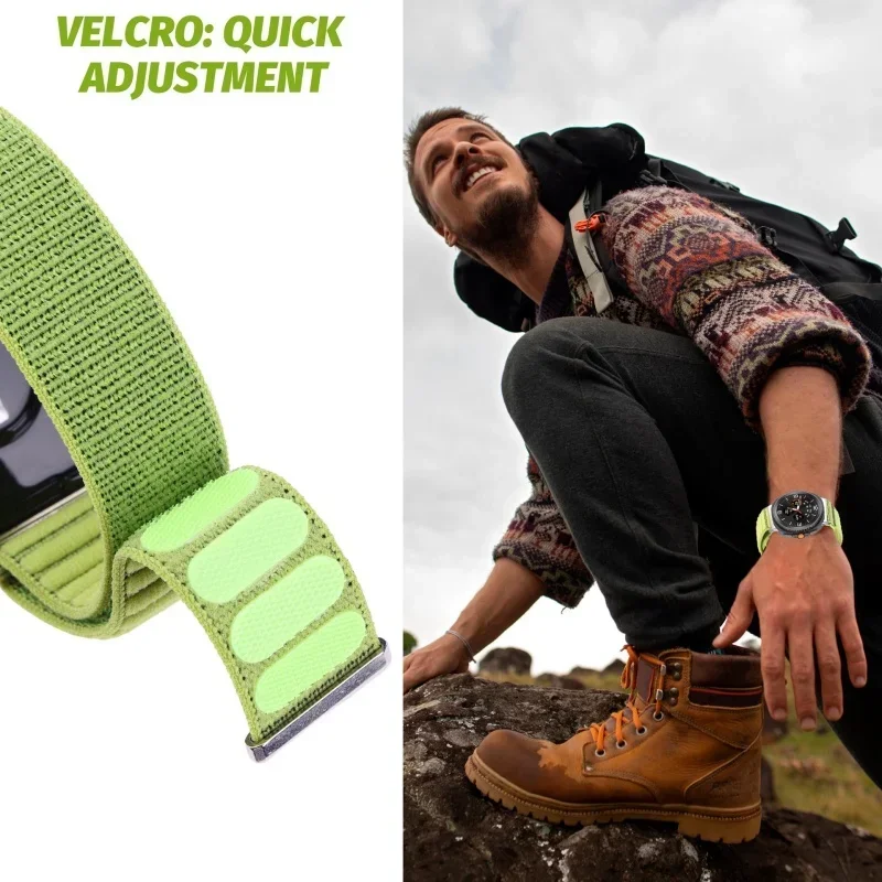 Nylon Loop Comfortable Strap for Samsung Galaxy Watch 8 44mm 40mm Soft Bracelet Wristband for Samsung Watch 8 Classic 46mm Band