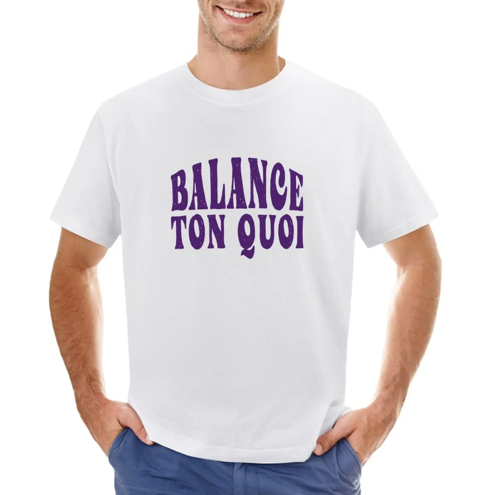 

Balance Ton Quoi Angèle T-Shirt customizeds sports fans boys whites mens graphic t-shirts funny