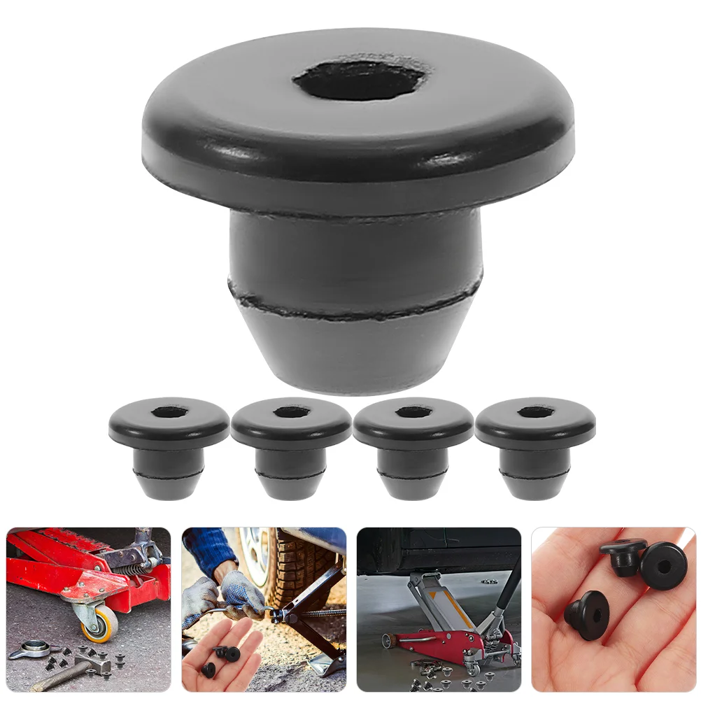 Jack Oil Plugs Filler Plug Rubber Floor Bung Bottle Hydraulic Horizontal Repair Hole Reservoir Cap Set