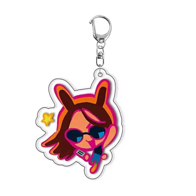 Anime Alien Stage Mizi Sua Acrylic Keychain Creative Animation Surrounding Toy Figure Collectible for Fans