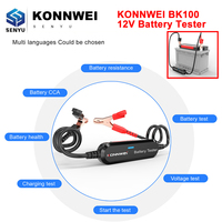 KONNWEI BK100 BT 5.0 Car 6V 12V Motorcycle Battery Tester Monitor 100 to 2000 CCA Charging Cranking Test Tools for Android/IOS