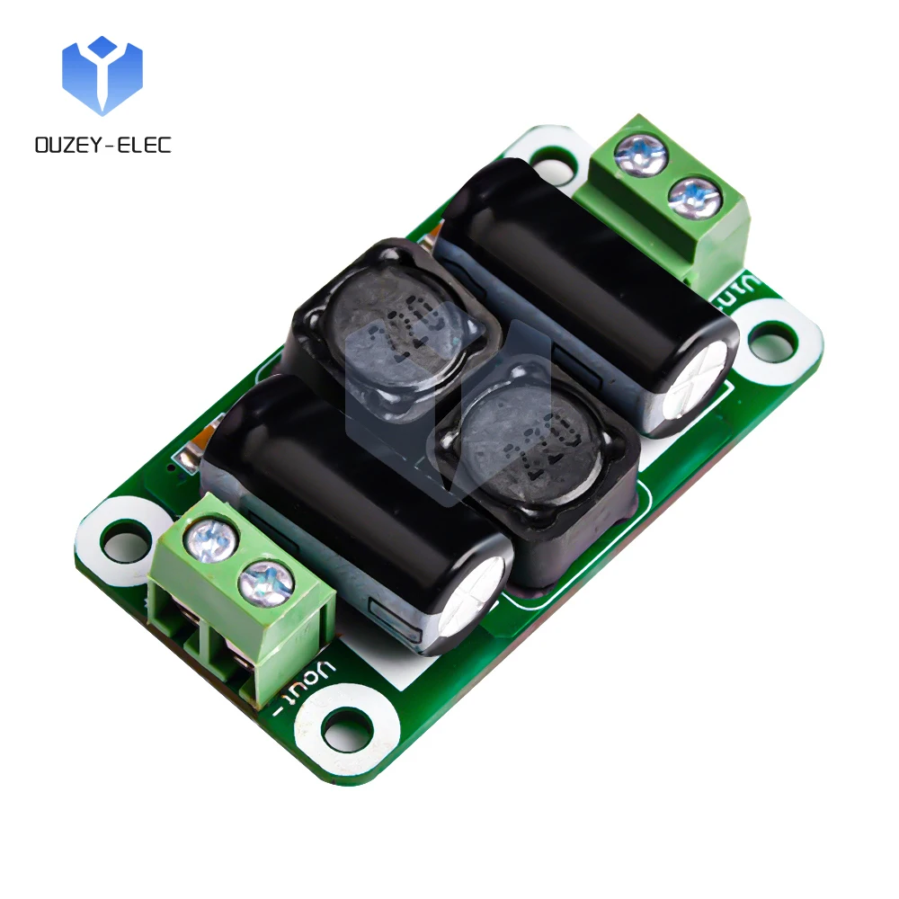 DC Power FILTER BOARD 0-25V/0-50V 2A/3A/4A Class D เครื่องขยายเสียงโมดูลการรบกวนปราบปราม EMI ปราบปราม