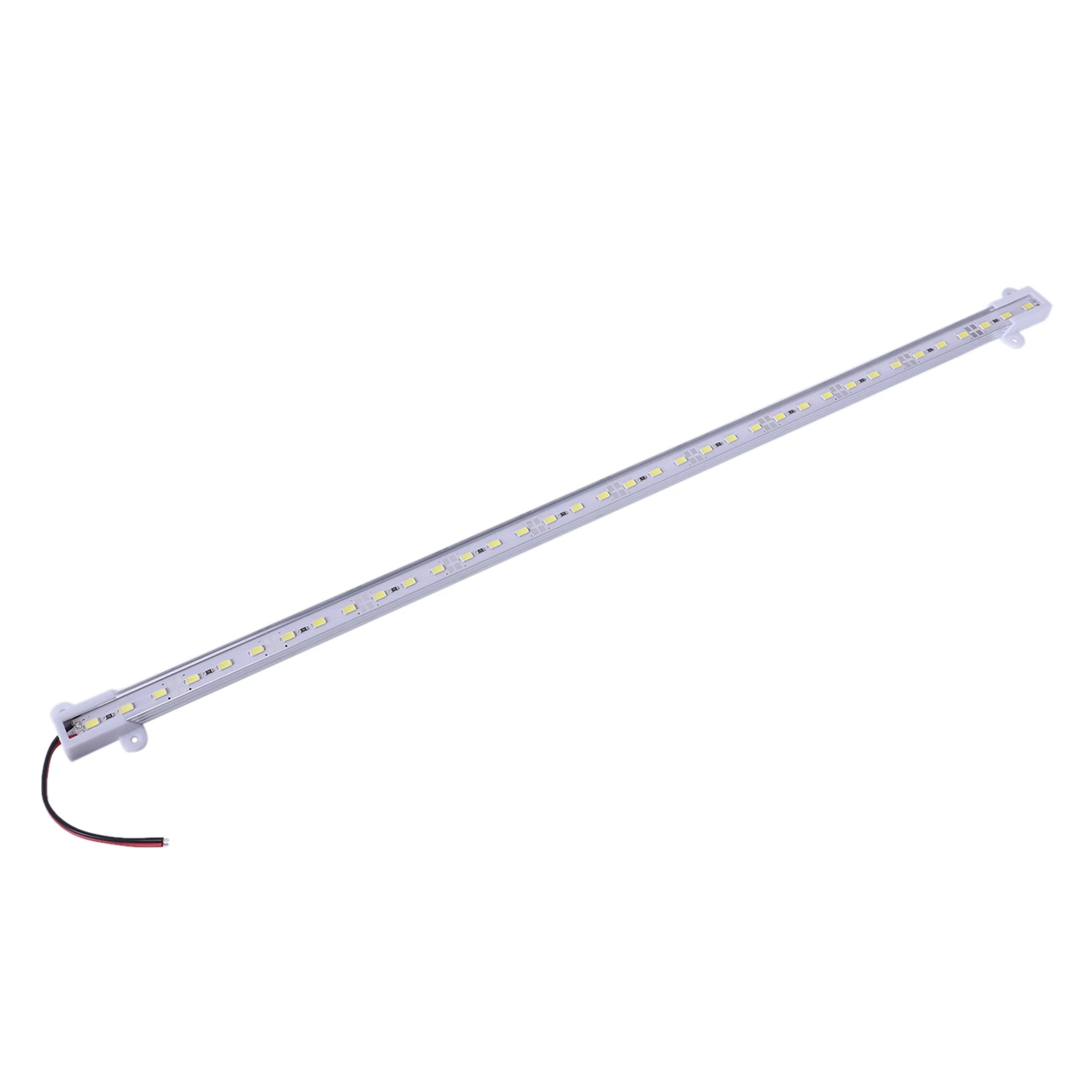 AT02-4X 50CM 12V 36 LED 5630 SMD Hard Strip Light Aluminum Shell With End Cap White