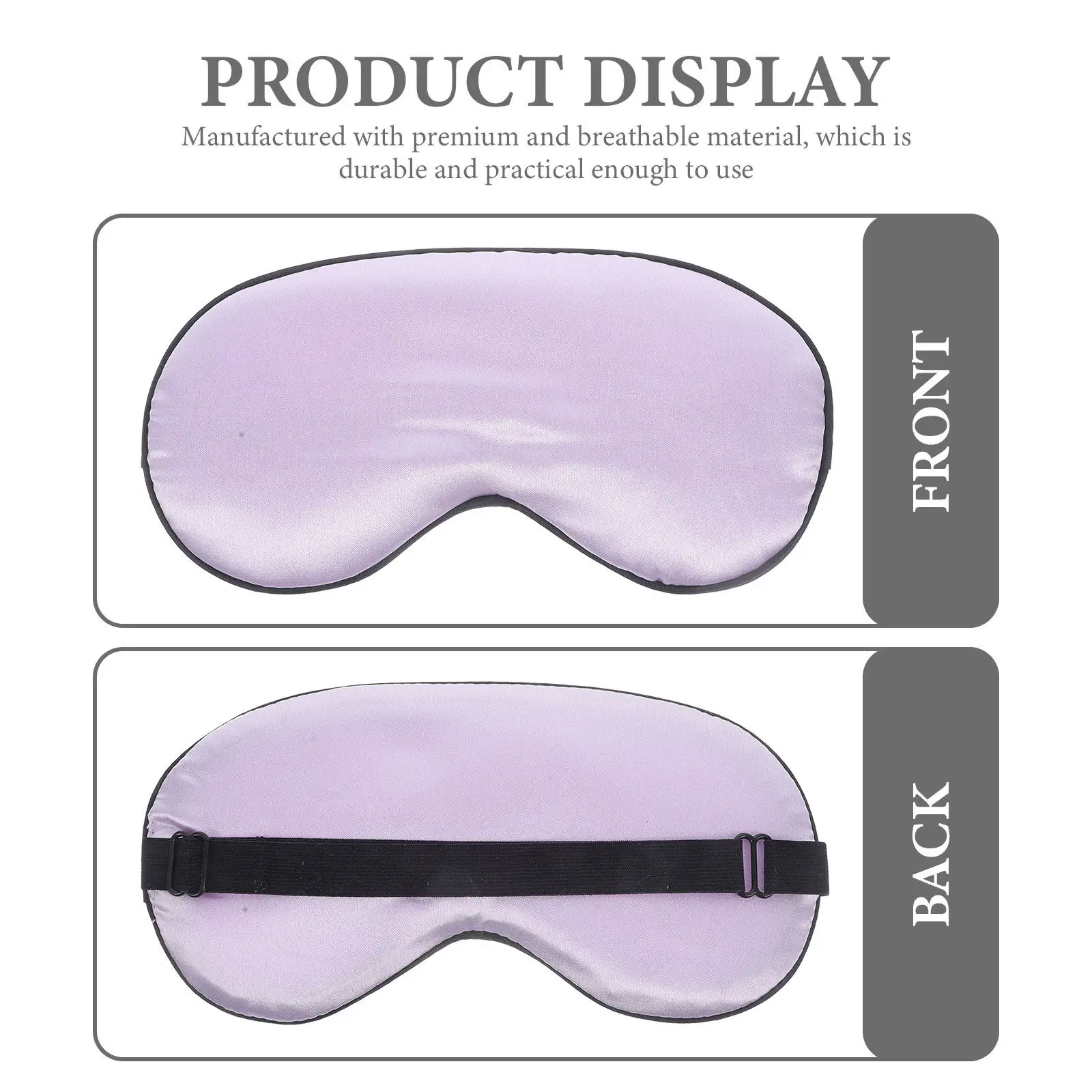 

Набор из 3 комфортных светонепроницаемых дышащих масок для сна: идеально для быстрого отдыха дома, в поездках и ежедневного использования